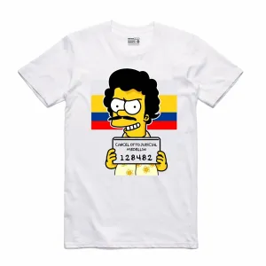 Streetwear on Demand BOOTLEG ESCO BART TEE WHITE