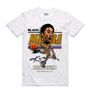 Streetwear on Demand CARICATURE MAMBA TEE WHITE