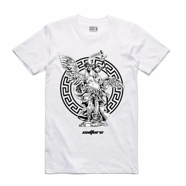Streetwear on Demand CULTURE ST. MICHAEL TEE WHITE