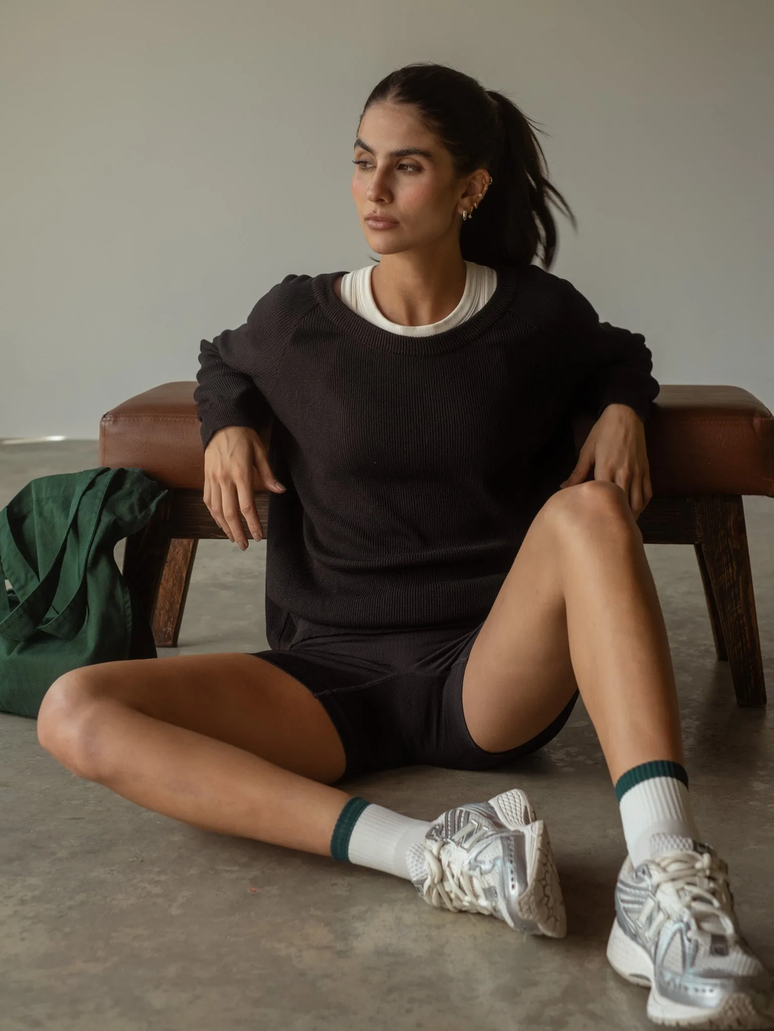 STRETCH SEAMLESS TANK  - VANILLA