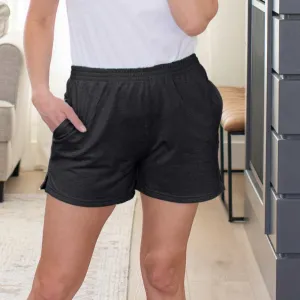 Stretch Terry Basic Elastic Waistband Sweatshorts