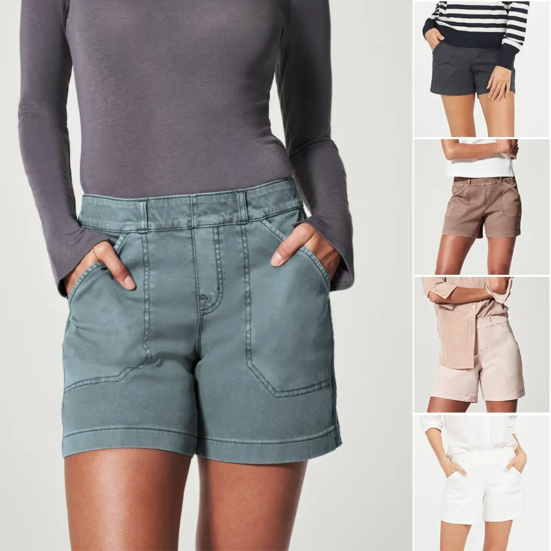Stretch-Twill-Shorts für Damen-💥Sommer-Specials - gerade nach unten 49 %