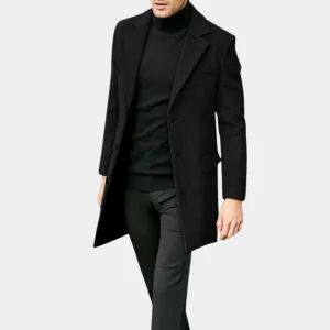 Stylish men's long coat for an elegant look