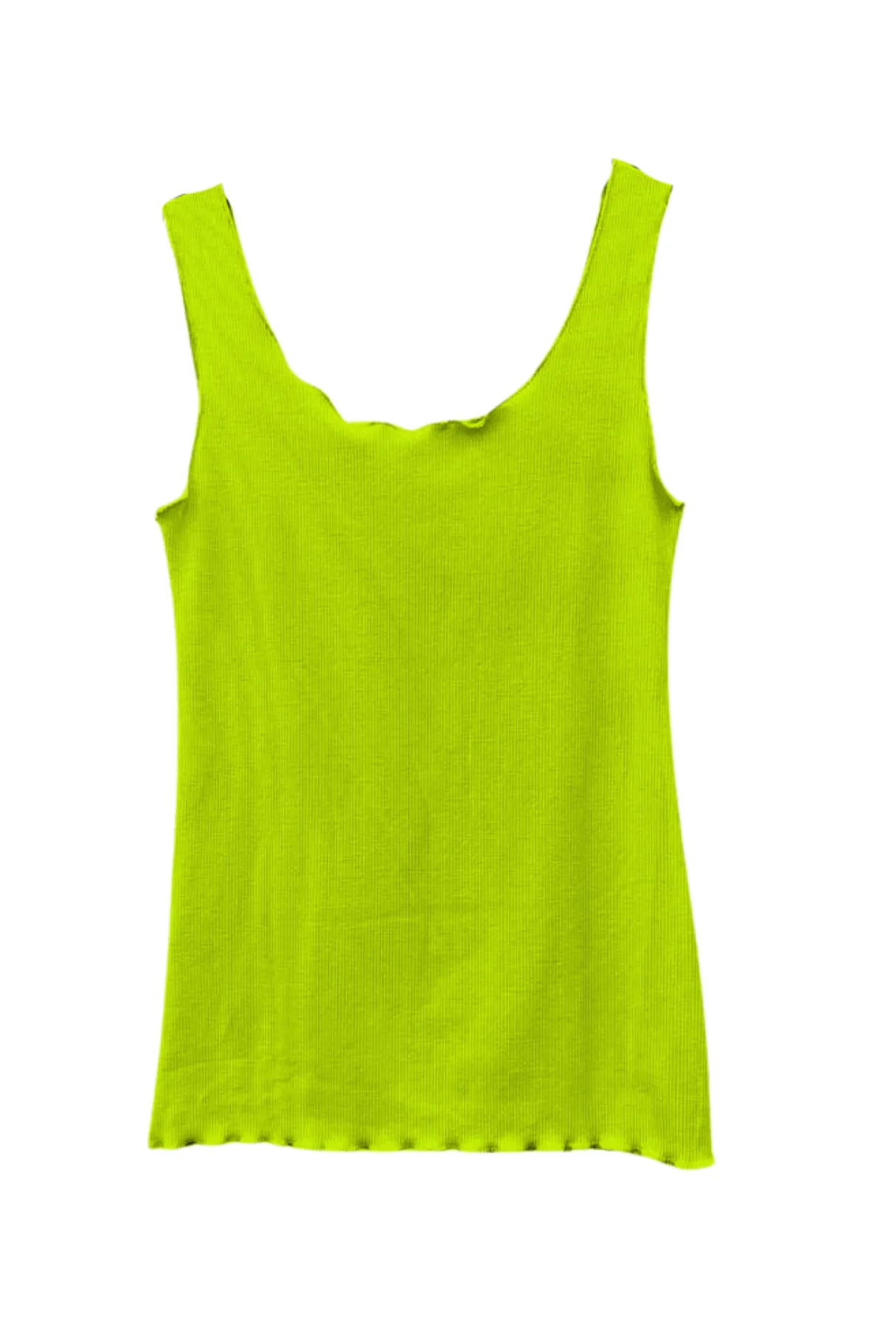 Suns Out Singlet Top - Lime