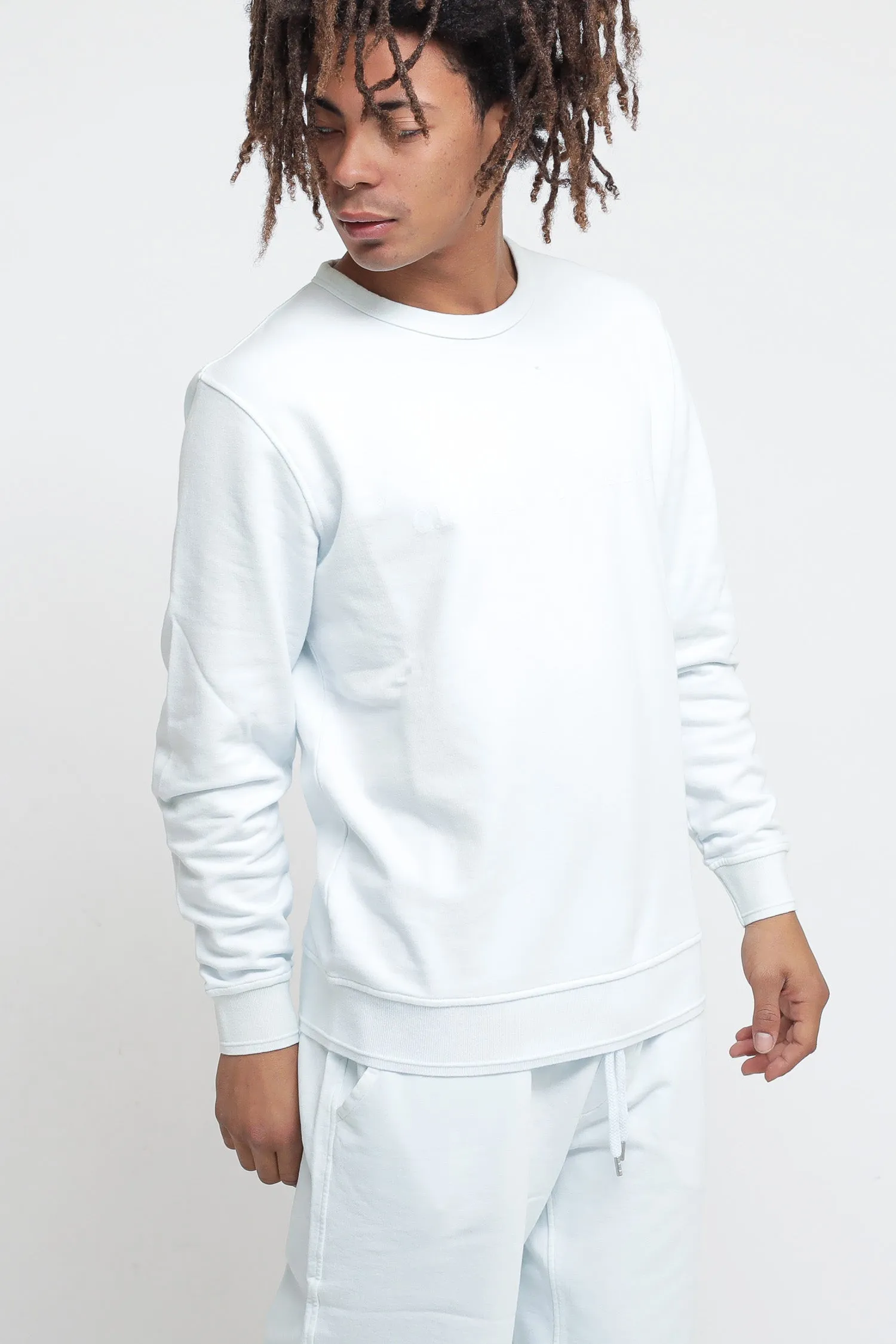 Sweat Shirts - Baby Blue