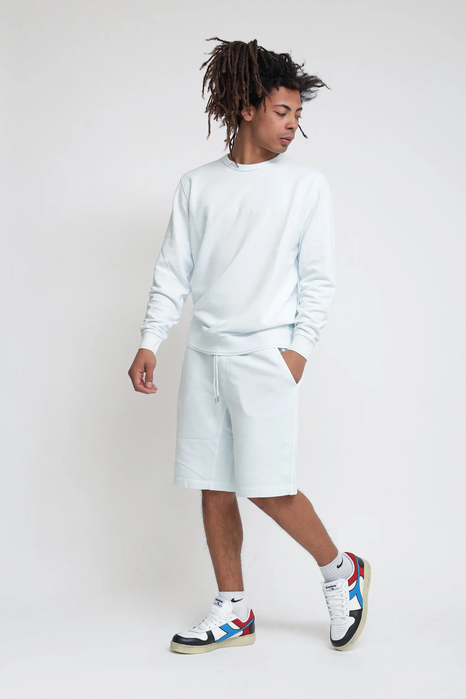 Sweat Shirts - Baby Blue
