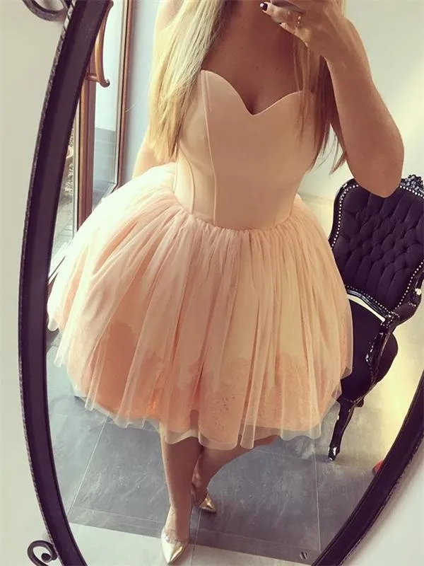 Sweetheart Simple Cheap Short Homecoming Dresses Online, BDY0328
