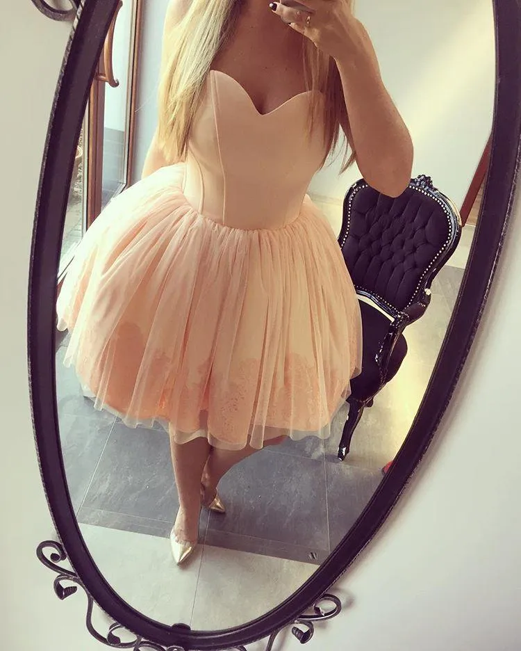 Sweetheart Simple Cheap Short Homecoming Dresses Online, BDY0328