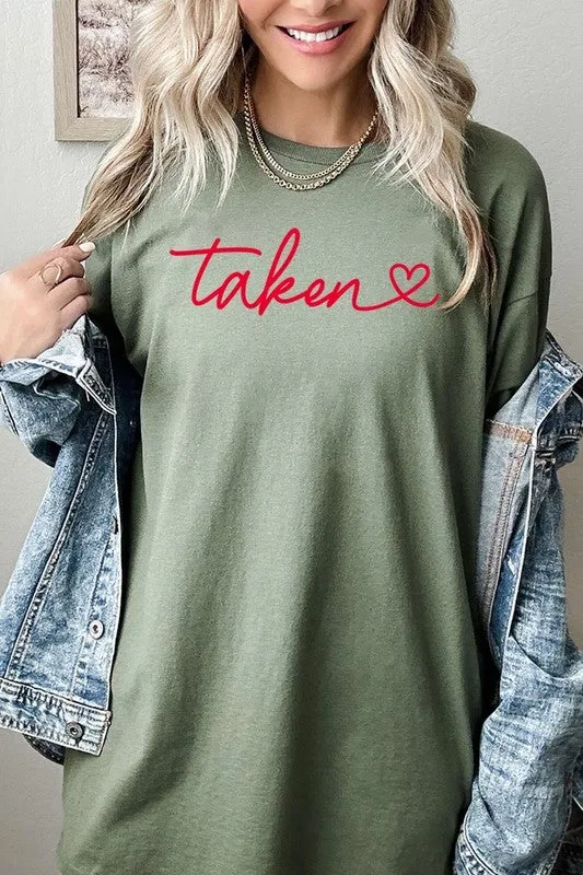 'Taken' Graphic Plus Heavy Cotton Tee