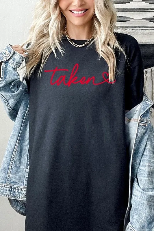 'Taken' Graphic Plus Heavy Cotton Tee