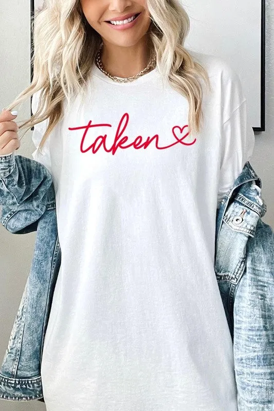 'Taken' Graphic Plus Heavy Cotton Tee