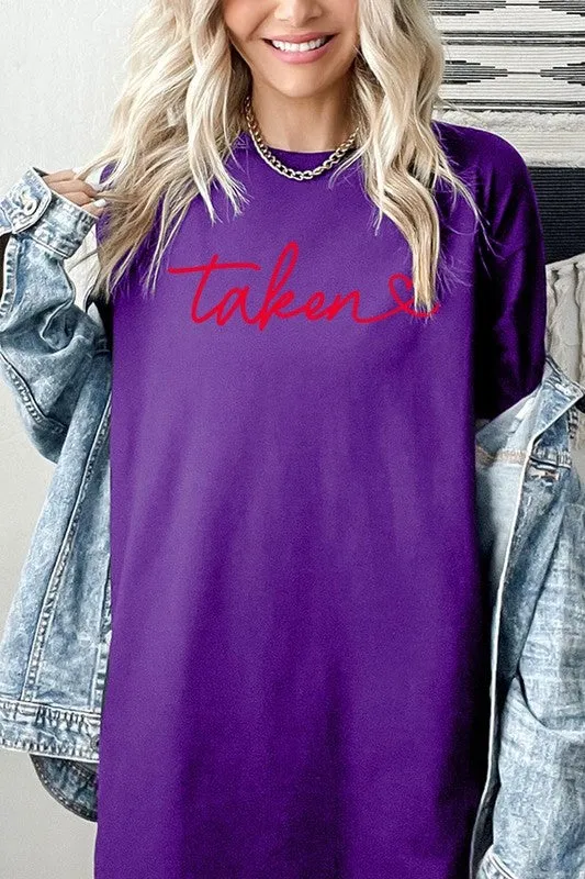'Taken' Graphic Plus Heavy Cotton Tee