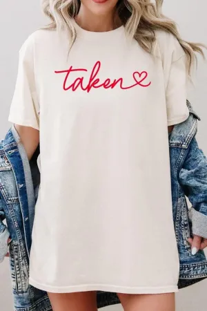 'Taken' Graphic Plus Heavy Cotton Tee