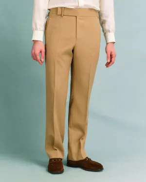 Tan Gaberdine Classic Trousers