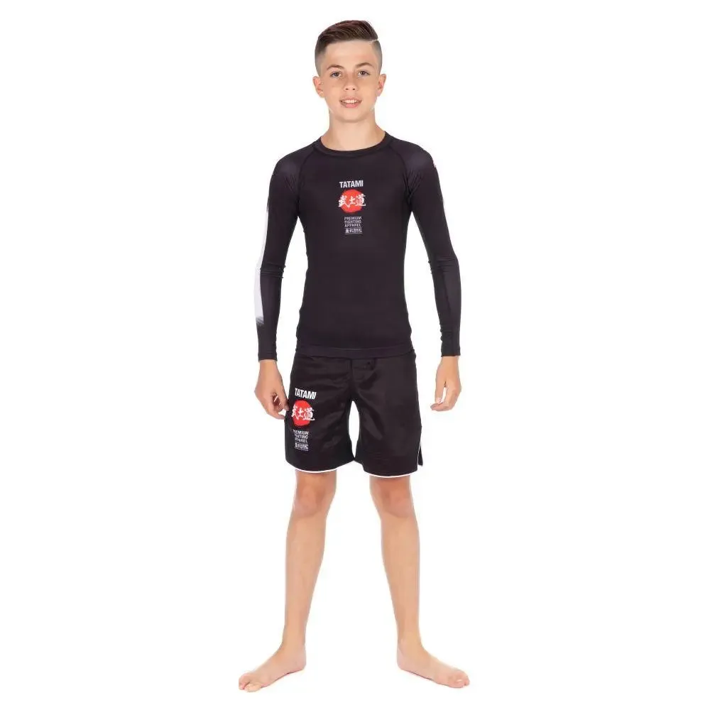Tatami Kids Bushido Black Grappling Shorts