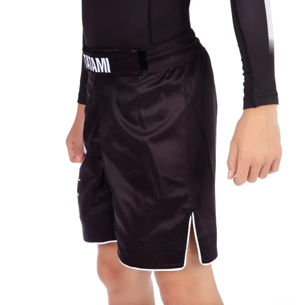 Tatami Kids Bushido Black Grappling Shorts