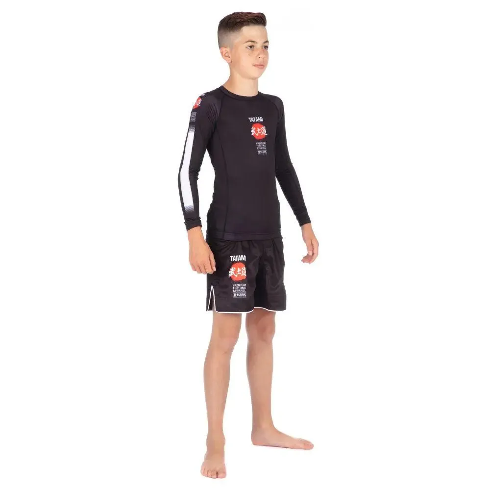 Tatami Kids Bushido Black Grappling Shorts