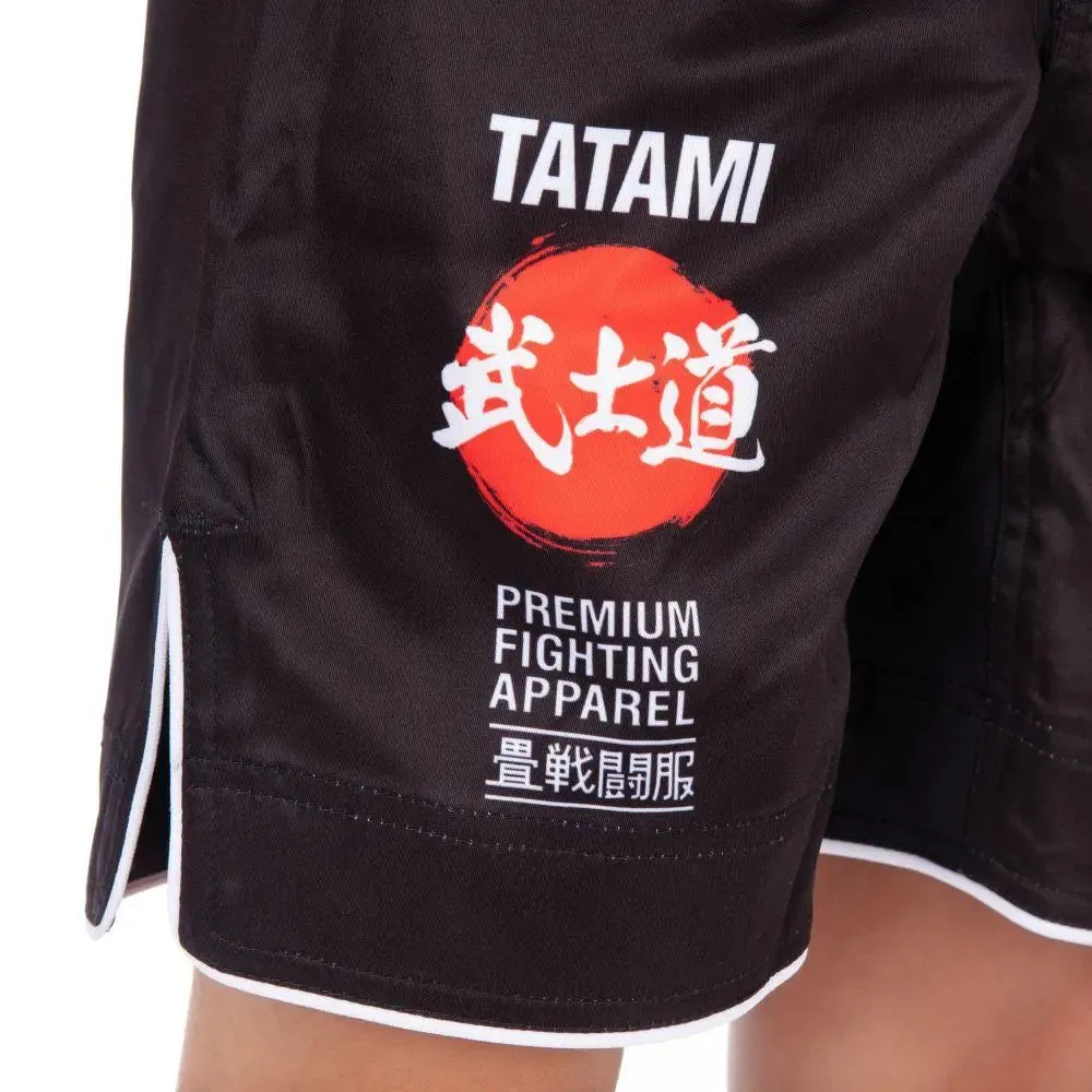 Tatami Kids Bushido Black Grappling Shorts
