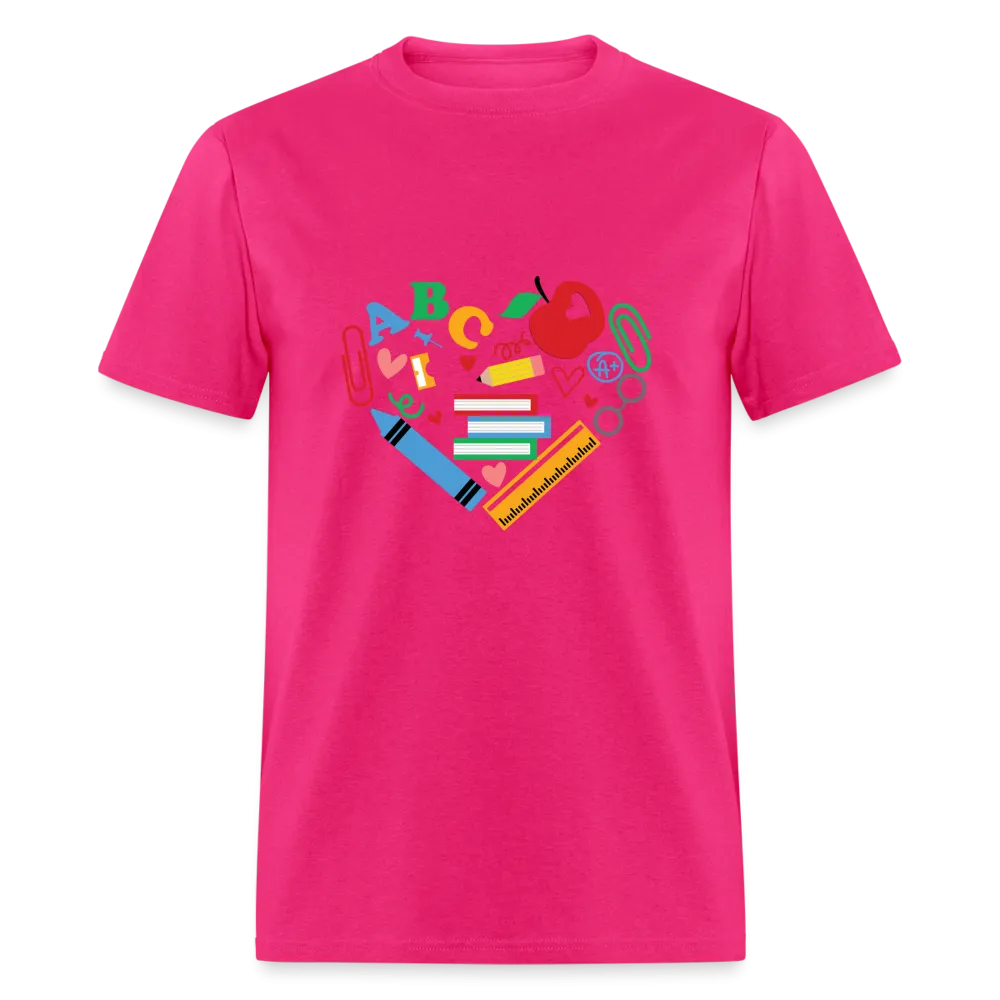 “Teacher Heart Items”-Unisex Classic T-Shirt
