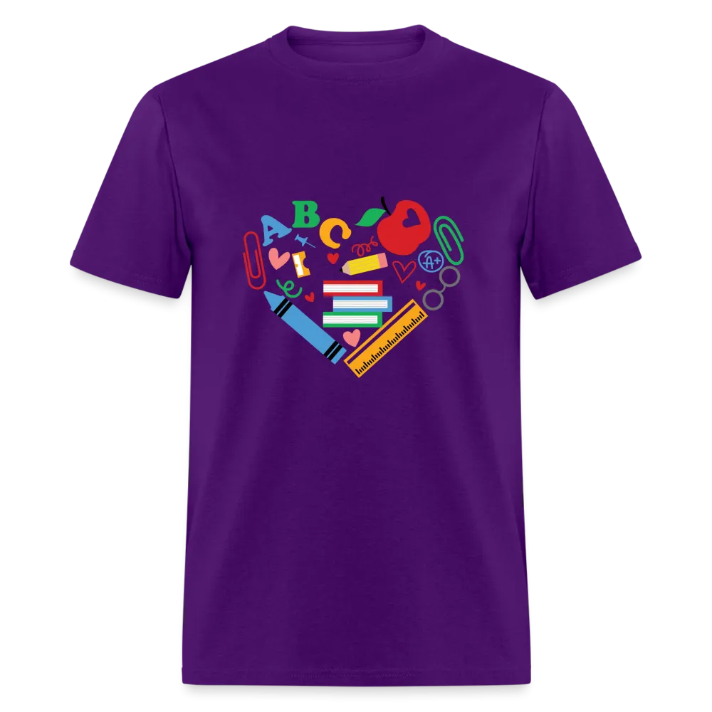 “Teacher Heart Items”-Unisex Classic T-Shirt