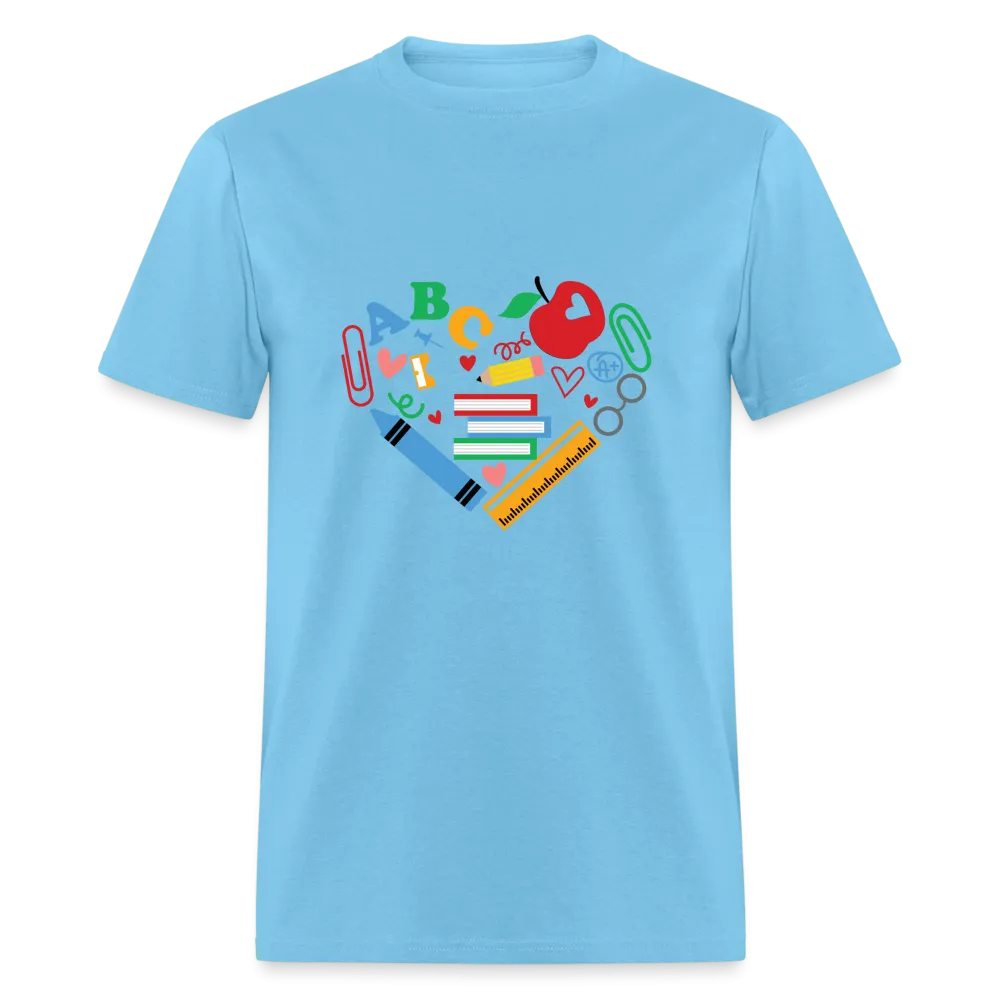 “Teacher Heart Items”-Unisex Classic T-Shirt