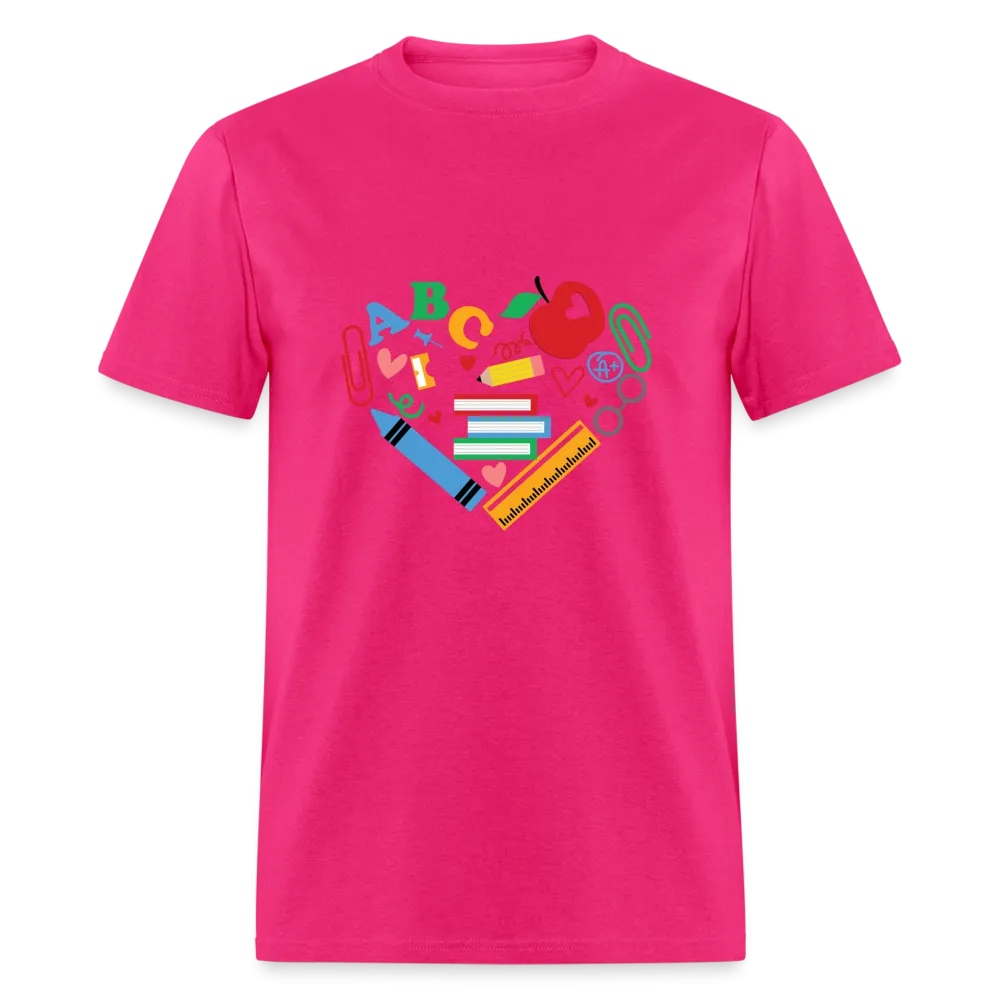 “Teacher Heart Items”-Unisex Classic T-Shirt
