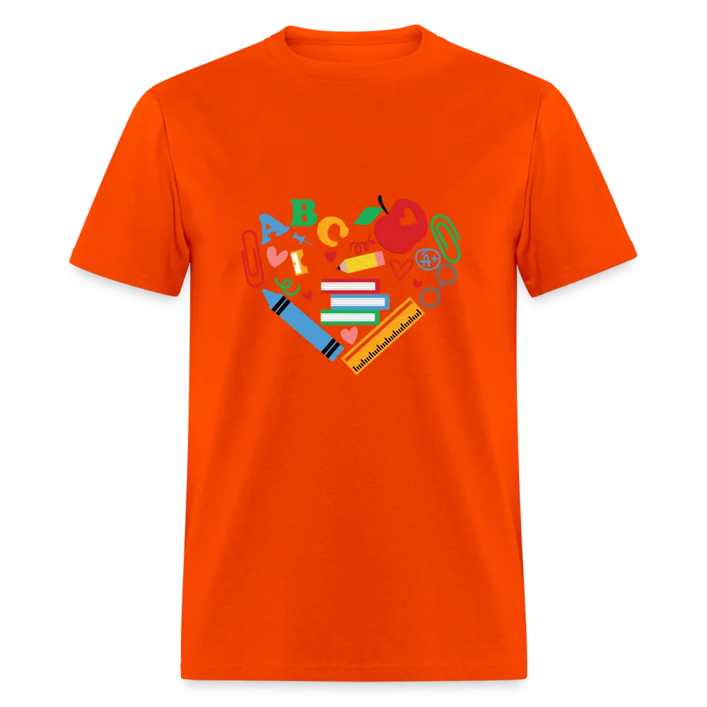 “Teacher Heart Items”-Unisex Classic T-Shirt