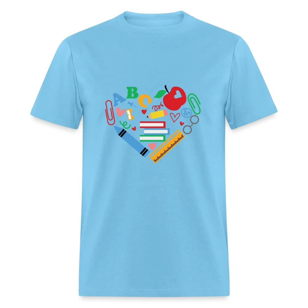 “Teacher Heart Items”-Unisex Classic T-Shirt