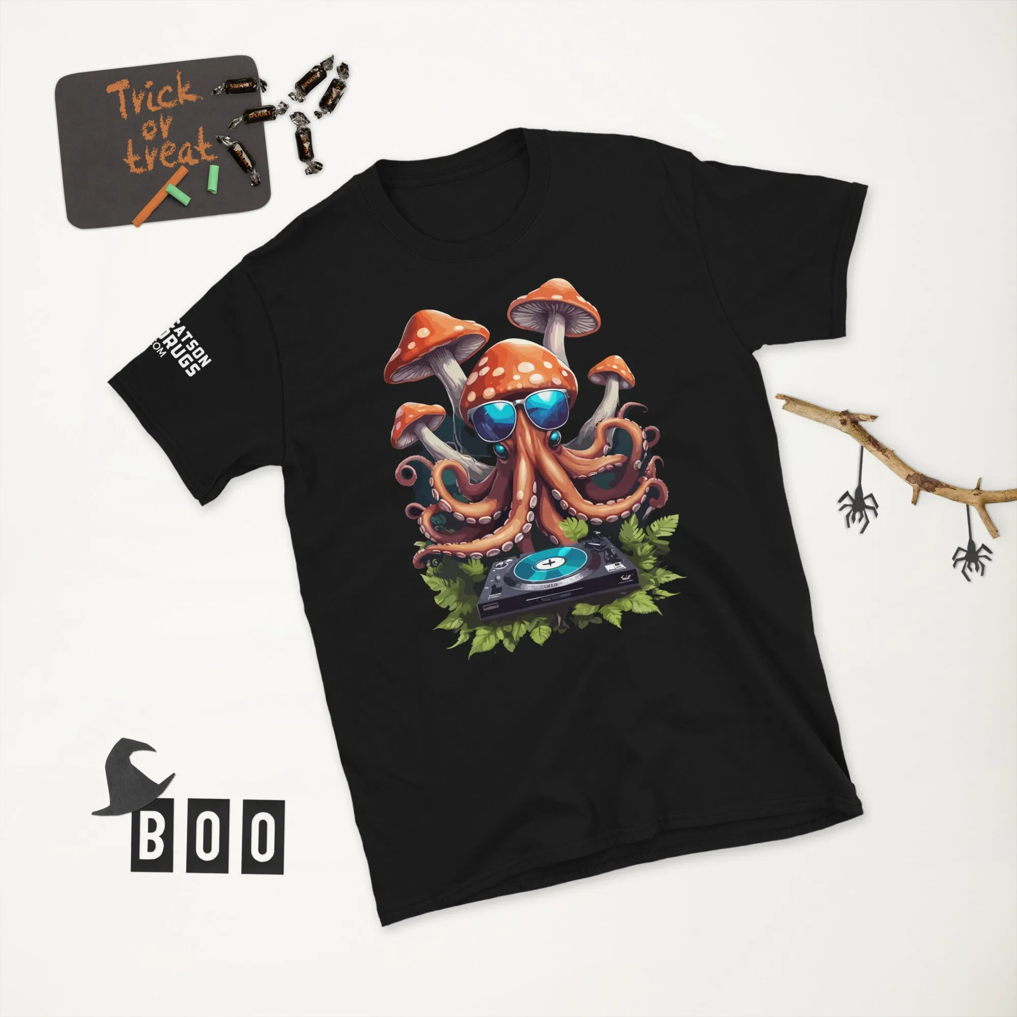 Techno T-Shirt | Rave Octopus | Ecstasy Edition