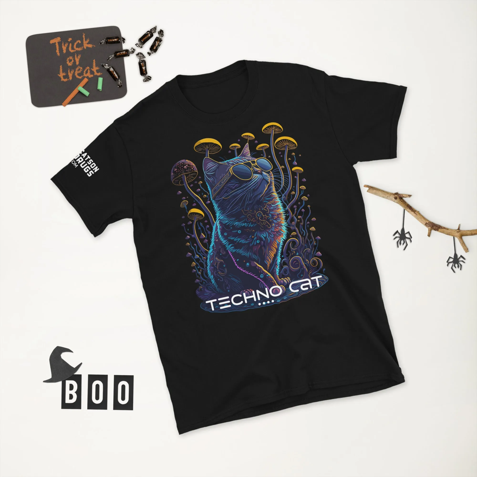 Techno T-Shirt | Techno Cat | Ecstasy Edition