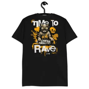 Techno T-Shirt | Time to Rave Cat
