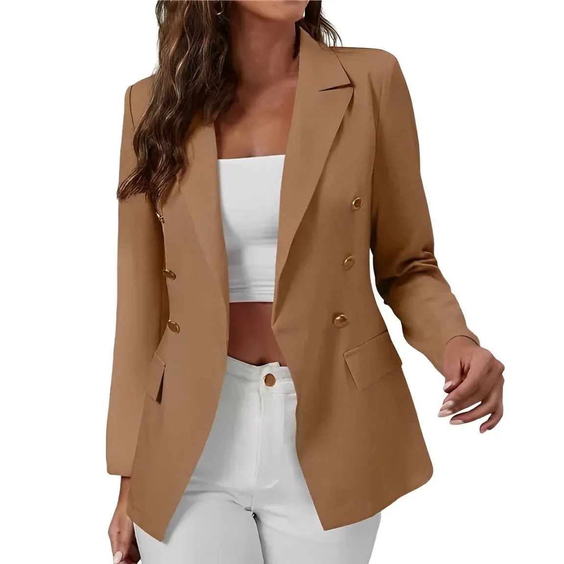 Temperamental slim blazer - Cozy and warm for winter