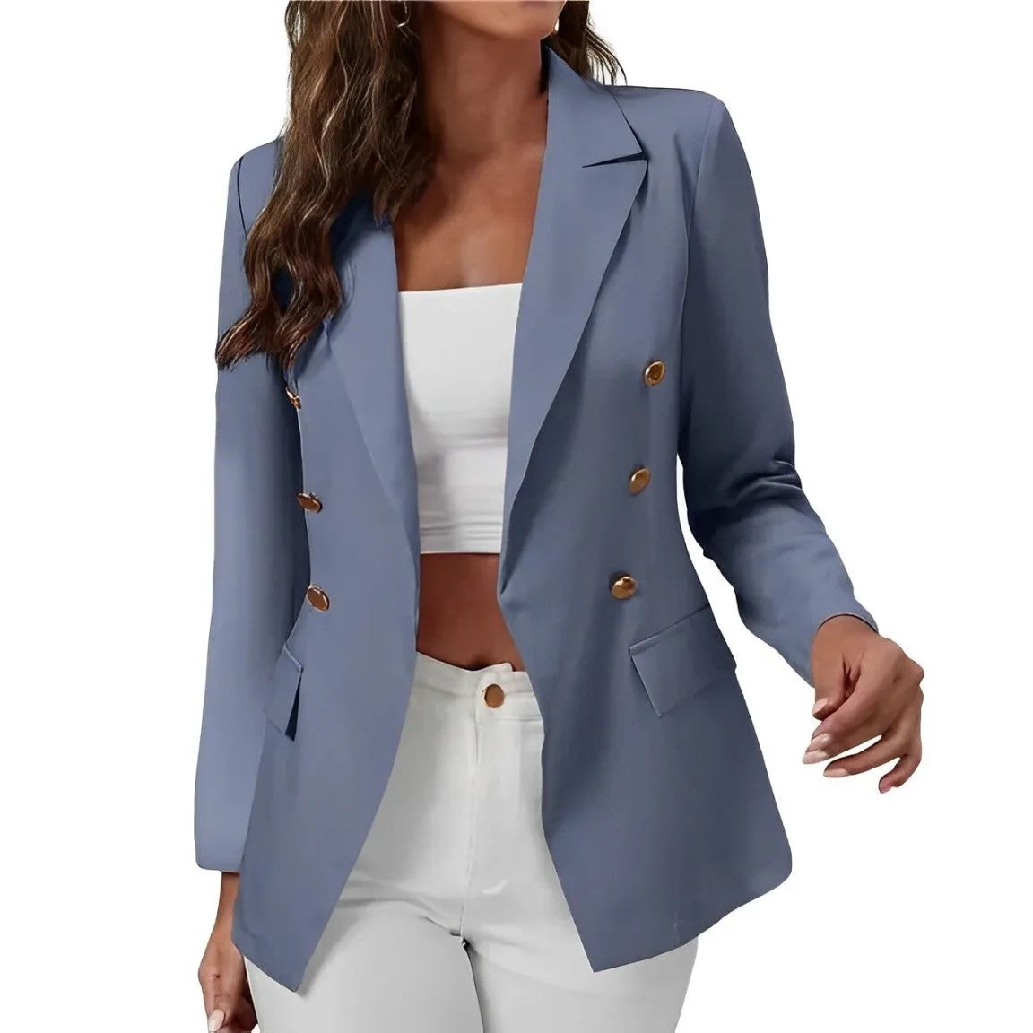 Temperamental slim blazer - Cozy and warm for winter