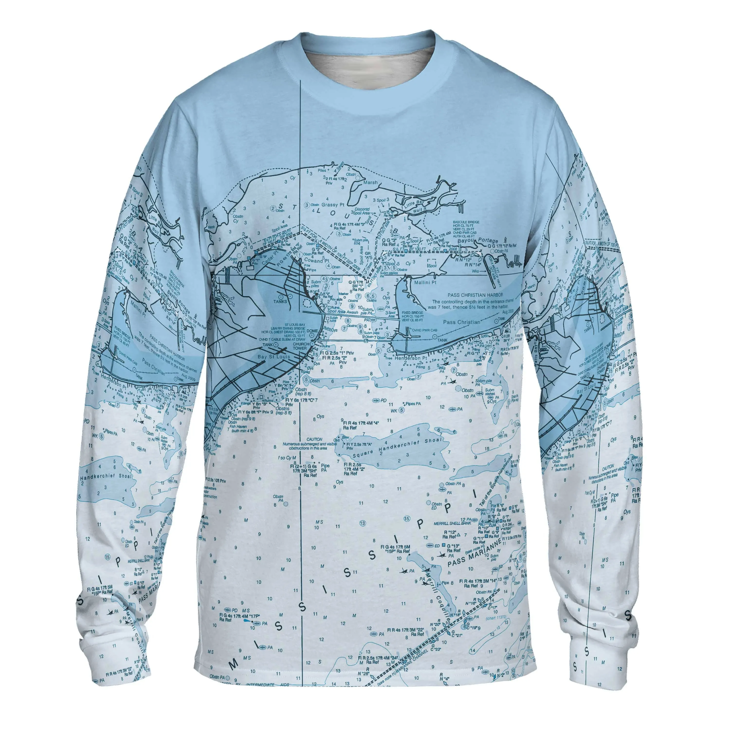 The Bay St. Louis Blues Long Sleeve Tee