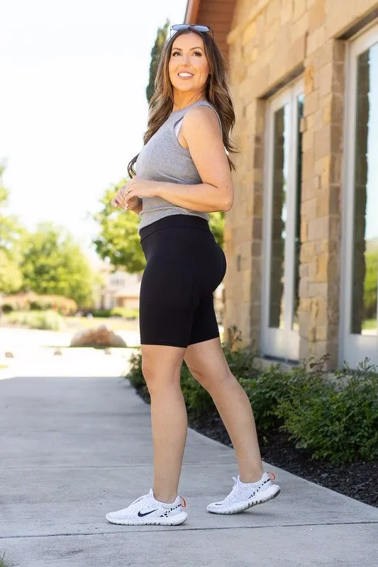 The Bree - Black Biker Shorts S-2XL
