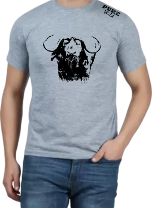 The Buffalo Head T-Shirt For A Real Man