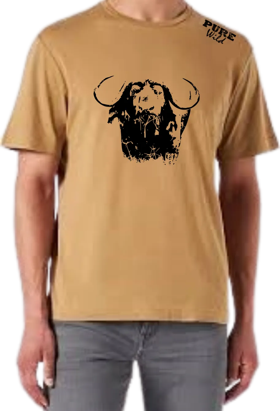 The Buffalo Head T-Shirt For A Real Man
