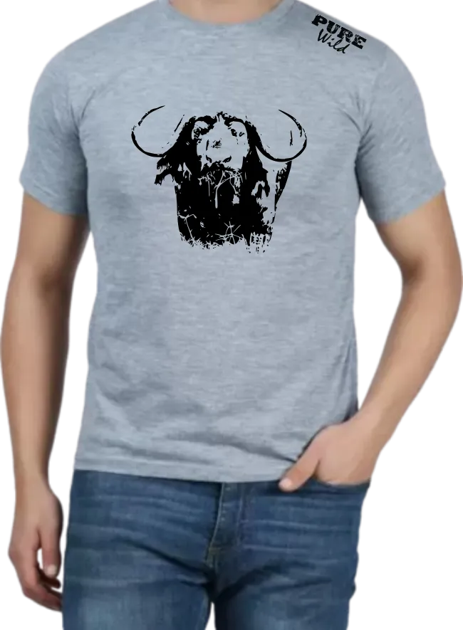The Buffalo Head T-Shirt For A Real Man