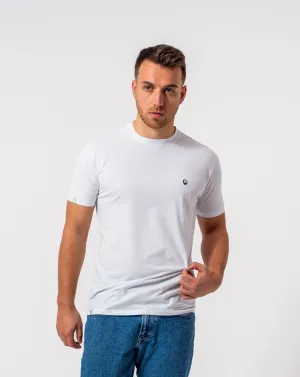 The Dexter - Classic fit T-shirt in White with Navy accents