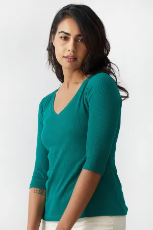 The Rib V Neck