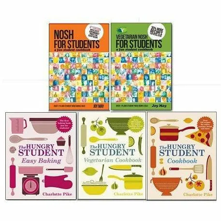 The Student Cookbook Collection 5 Books Set