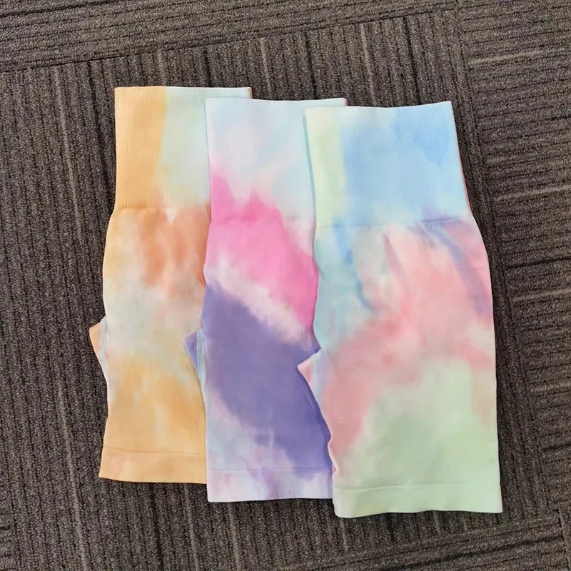 Tie-Dye Fitness Sports Shorts