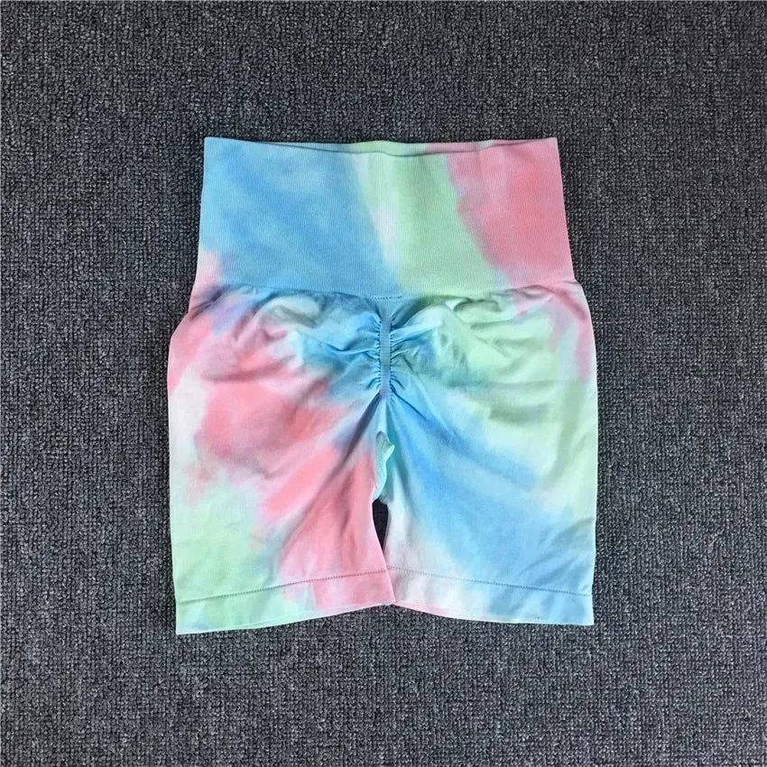 Tie-Dye Fitness Sports Shorts
