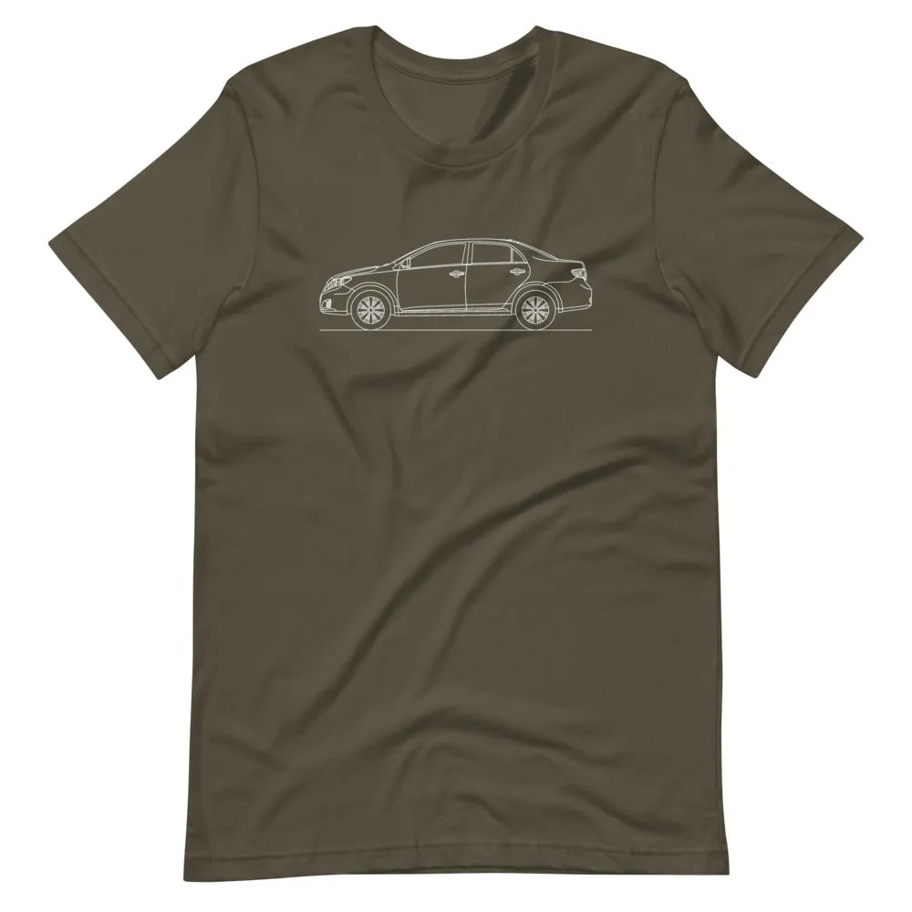 Toyota Corolla E140 silhouette T-shirt
