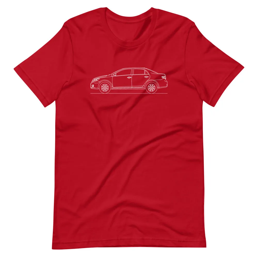 Toyota Corolla E140 silhouette T-shirt