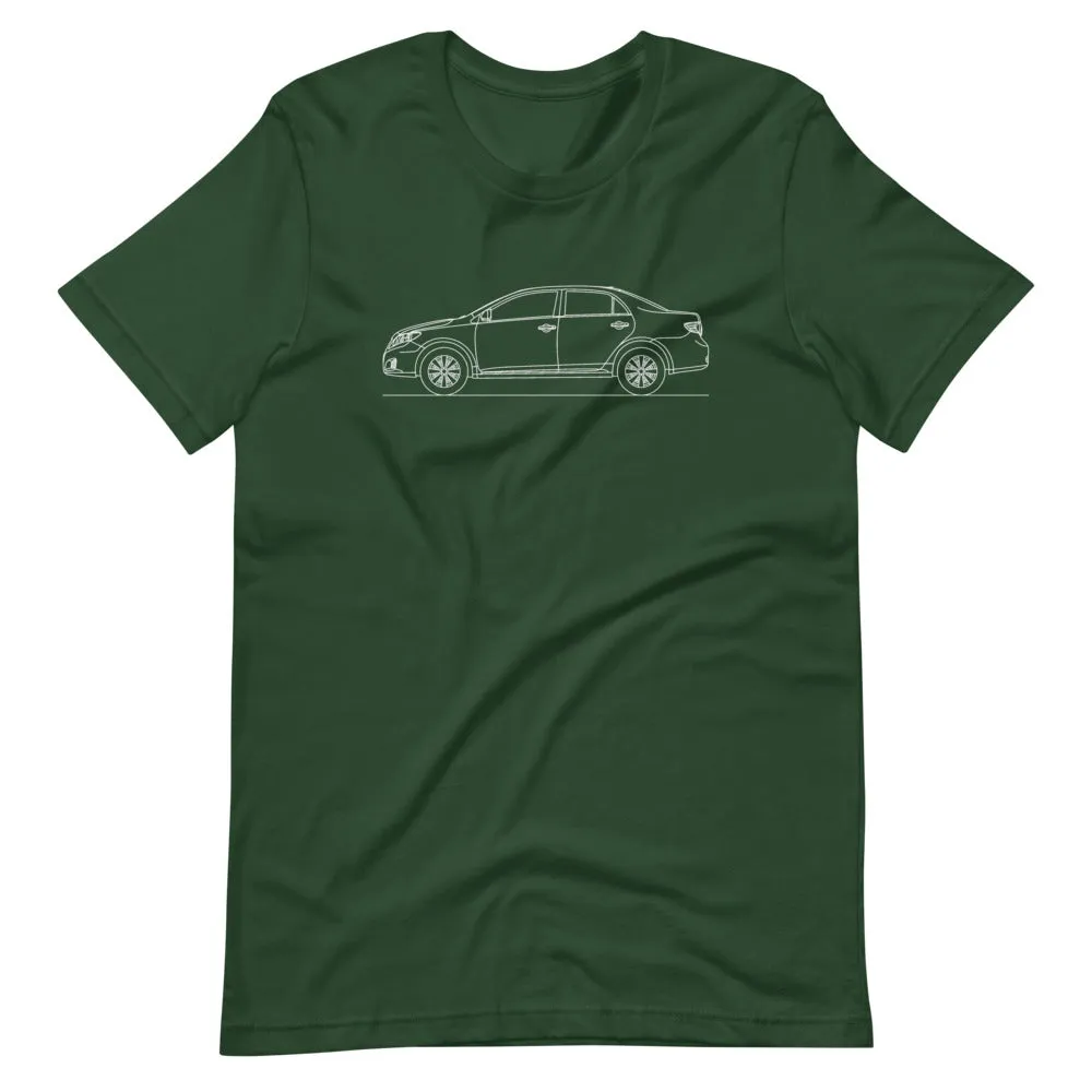 Toyota Corolla E140 silhouette T-shirt