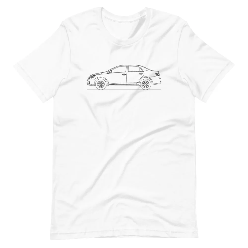 Toyota Corolla E140 silhouette T-shirt