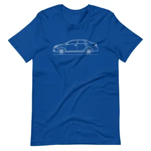Toyota Corolla E140 silhouette T-shirt