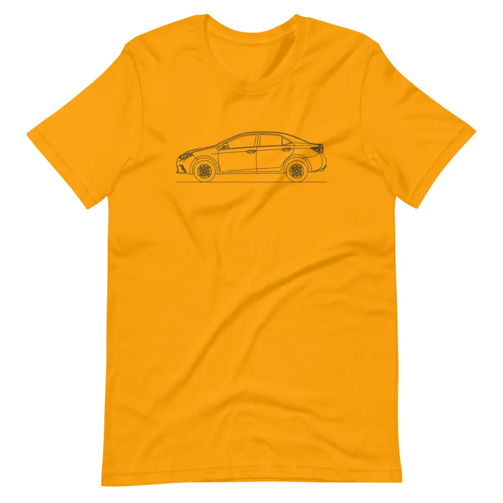 Toyota Corolla E170 silhouette T-shirt