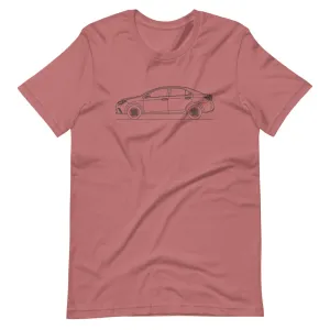 Toyota Corolla E170 silhouette T-shirt